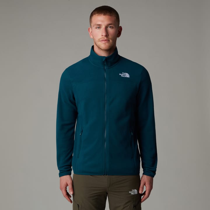 The North Face Men's 100 Glacier Full-Zip Fleece Midnight Petrol The North Face