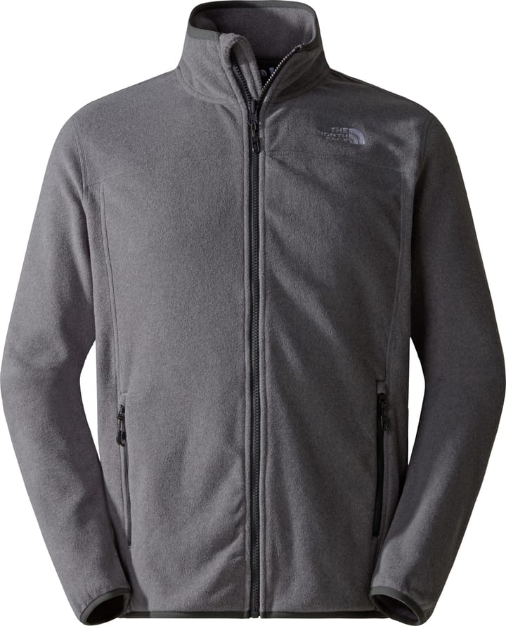 The North Face Men's 100 Glacier Full-Zip Fleece TNF Medium Grey Heather The North Face