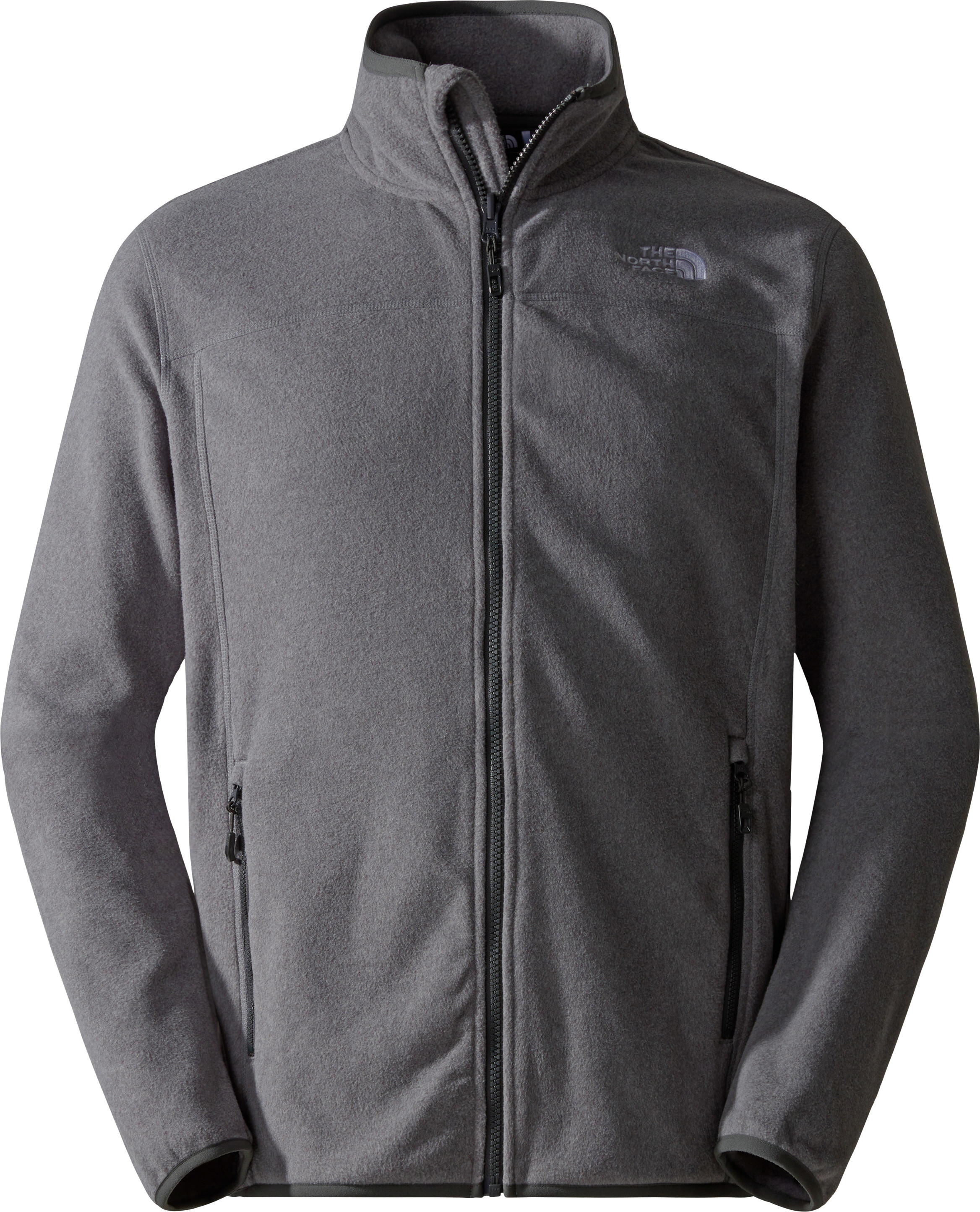 The North Face Men’s 100 Glacier Full-Zip Fleece TNF Medium Grey Heather