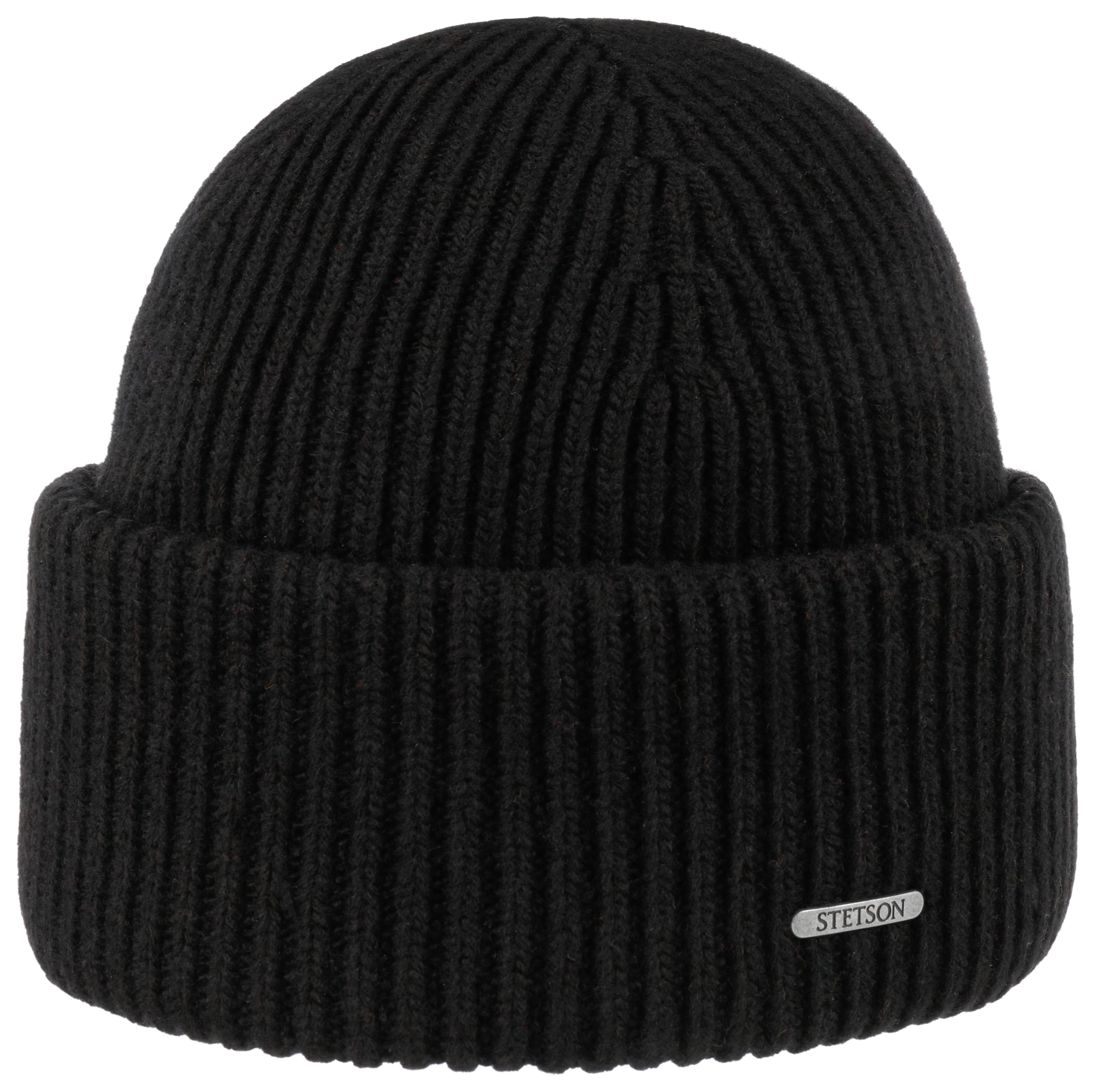 Stetson Men’s Beanie Merino Black