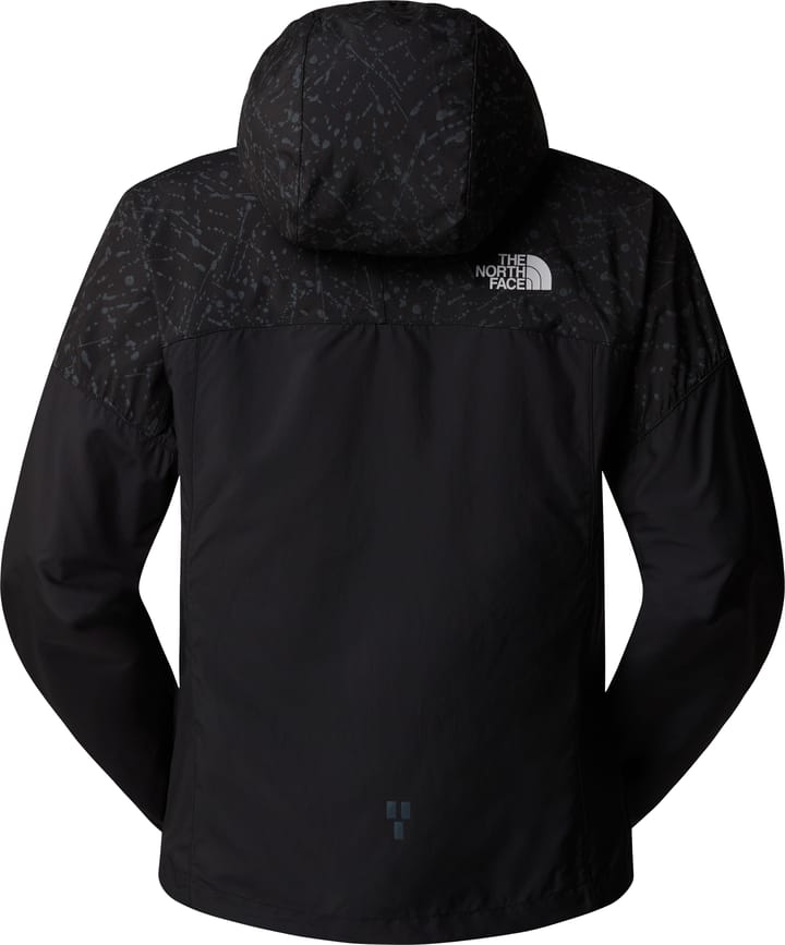 The North Face Women's Higher Run Wind Jacket TNF Black/TNF Black Trail Reflective Print The North Face