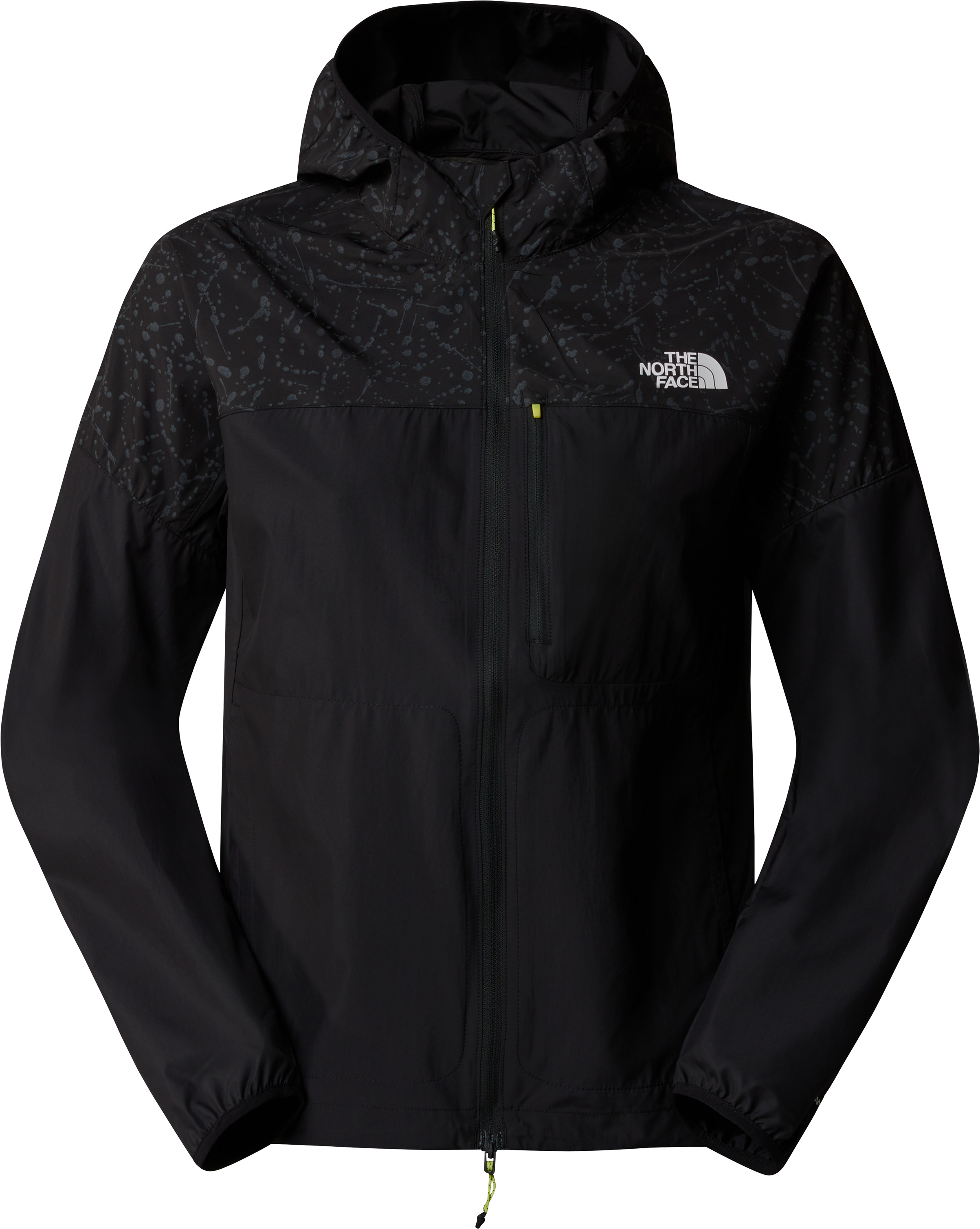 The North Face Women’s Higher Run Wind Jacket TNF Black/TNF Black Trail Reflective Print