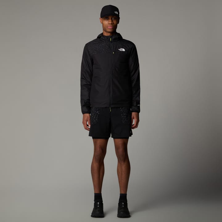 The North Face Men's Higher Run Wind Jacket TNF Black/TNF Black Trail Reflective Print The North Face