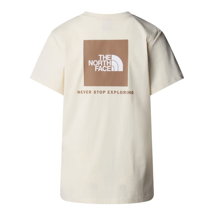 The North Face W S/S Relaxed Redbox Tee White Dune/latte The North Face