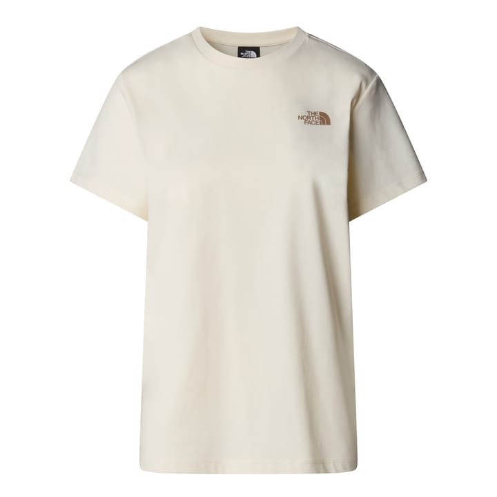 The North Face W S/S Relaxed Redbox Tee White Dune/latte The North Face