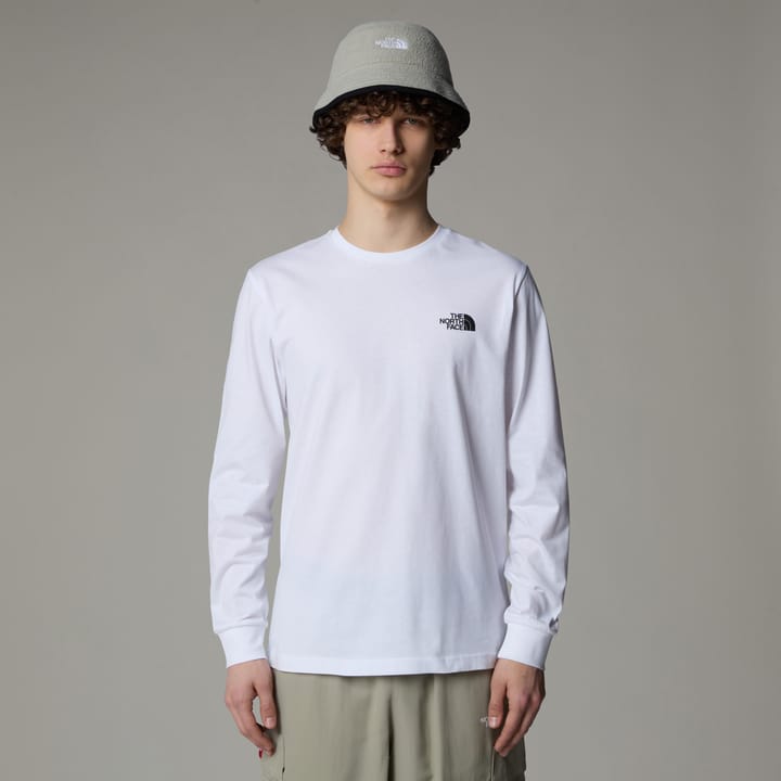 The North Face M L/S Redbox Tee Tnf White The North Face