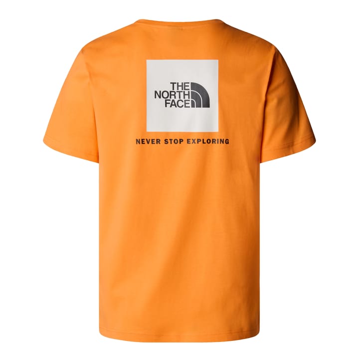 The North Face M S/S BOX NSE Tee Digital Orange/white Du The North Face