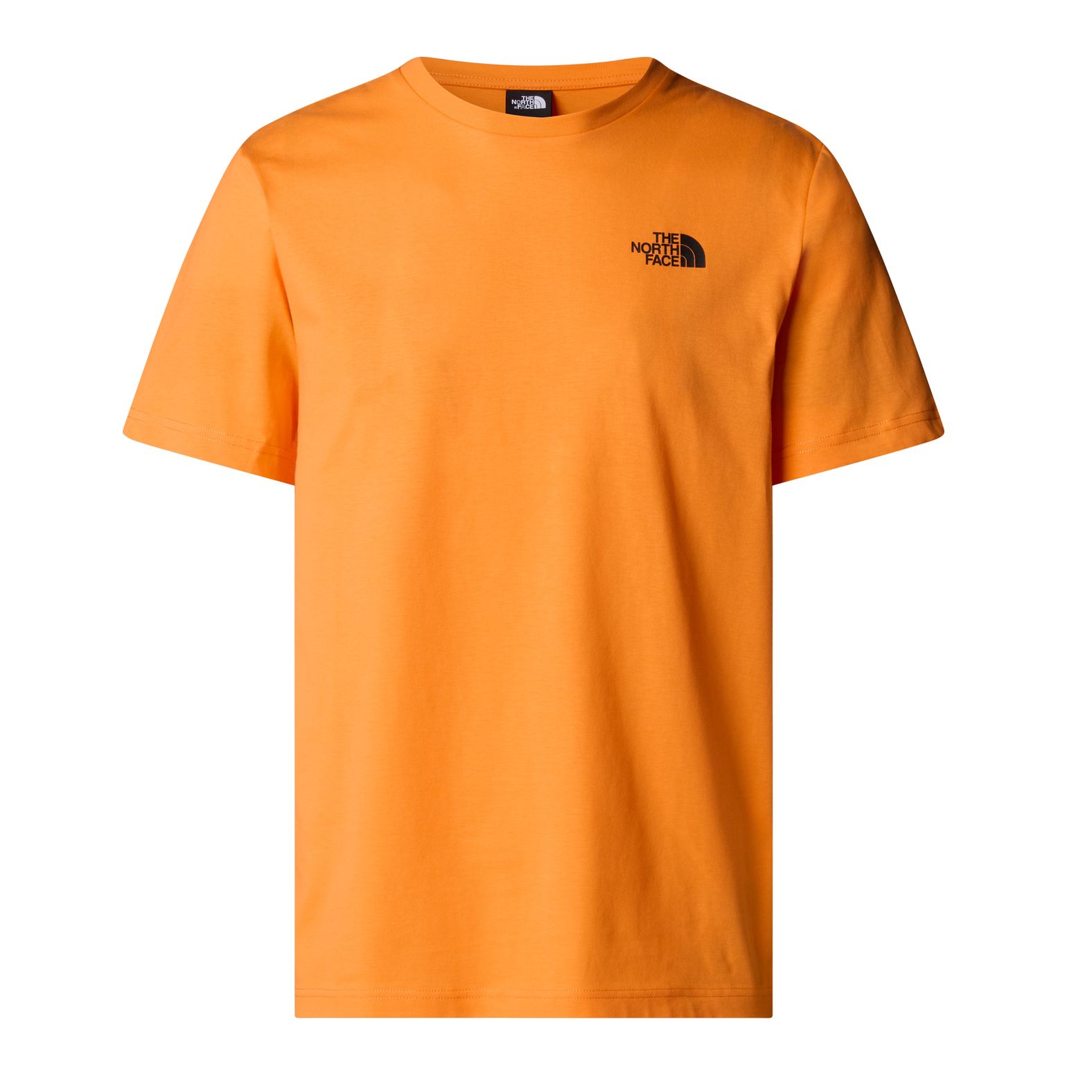 The North Face M S/S BOX NSE Tee Digital Orange/white Du