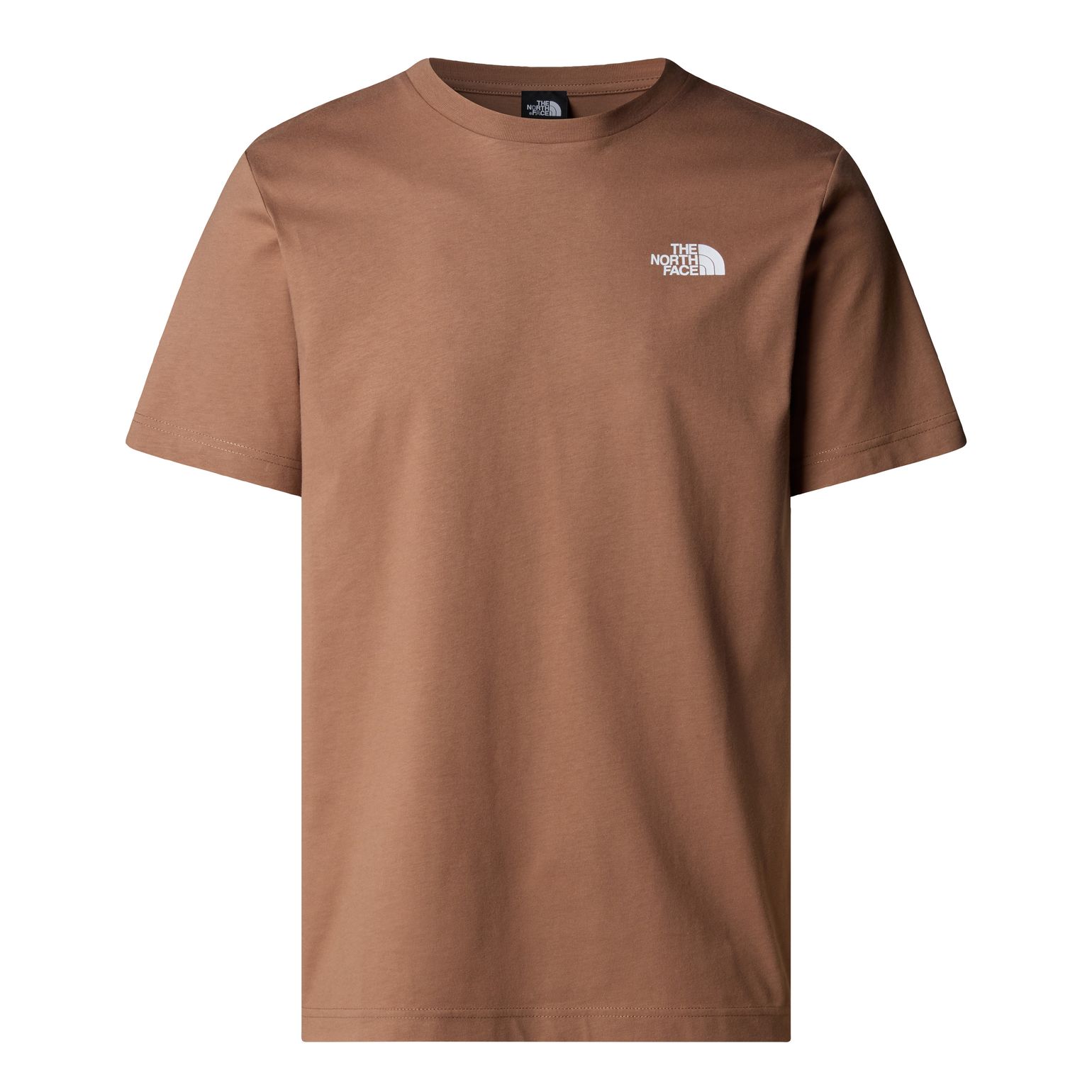 The North Face M S/S BOX NSE Tee Latte/gravel