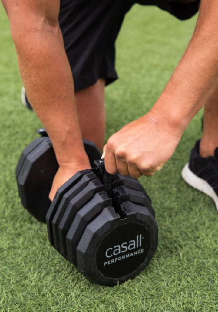 Casall Prf Adjustable Dumbbell Set 22 Black Casall