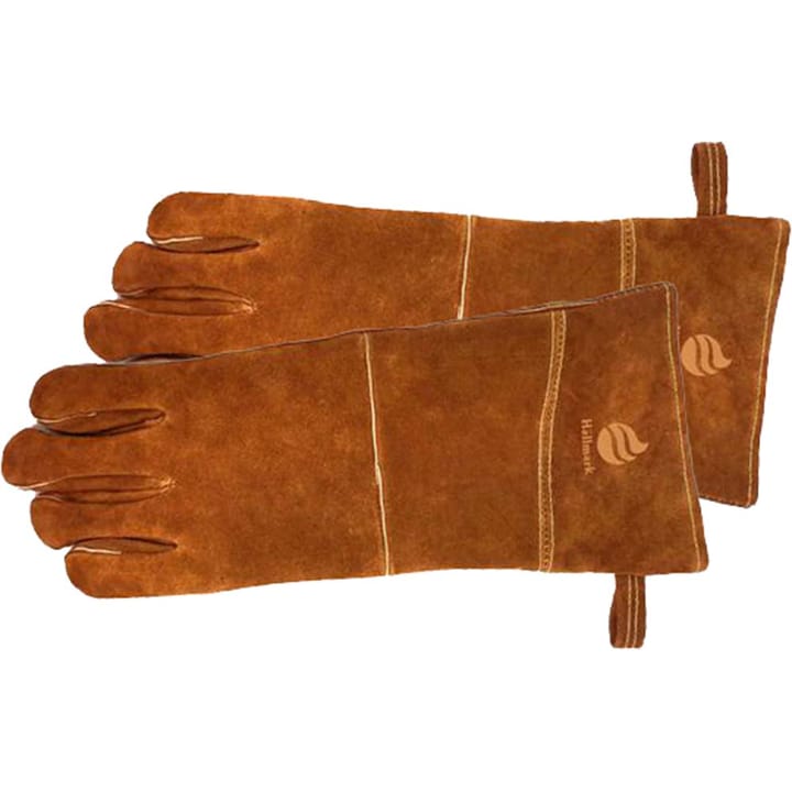 Hällmark BBQ Glove Leather 40 cm Brown Hällmark