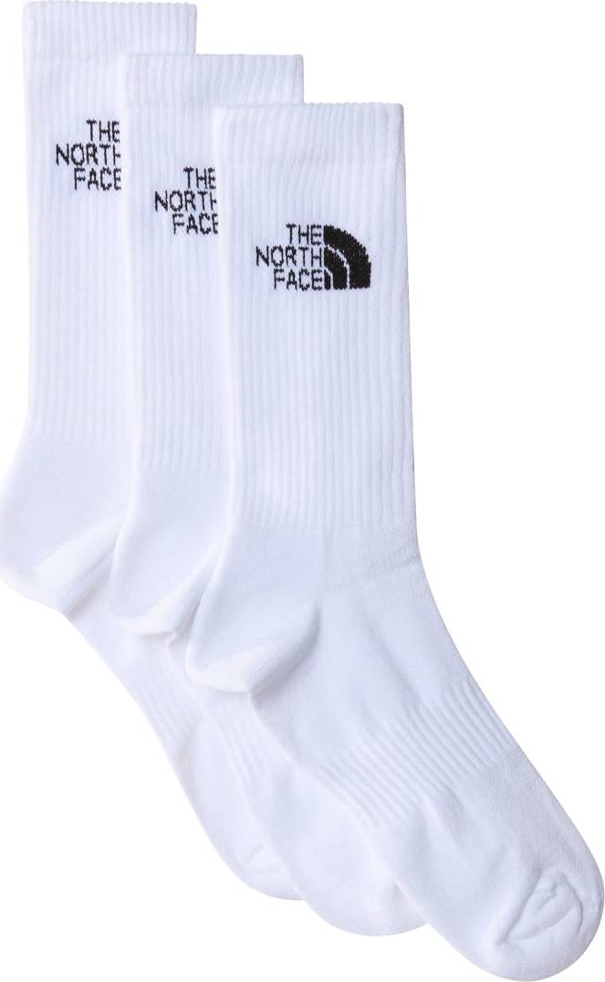 The North Face Multi Sport Cushion Crew Socks 3-Pack TNF White The North Face