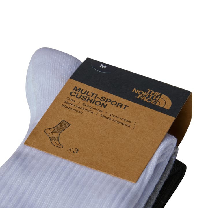 The North Face Multi Sport Cushion Crew Socks 3-Pack Black Assorted The North Face