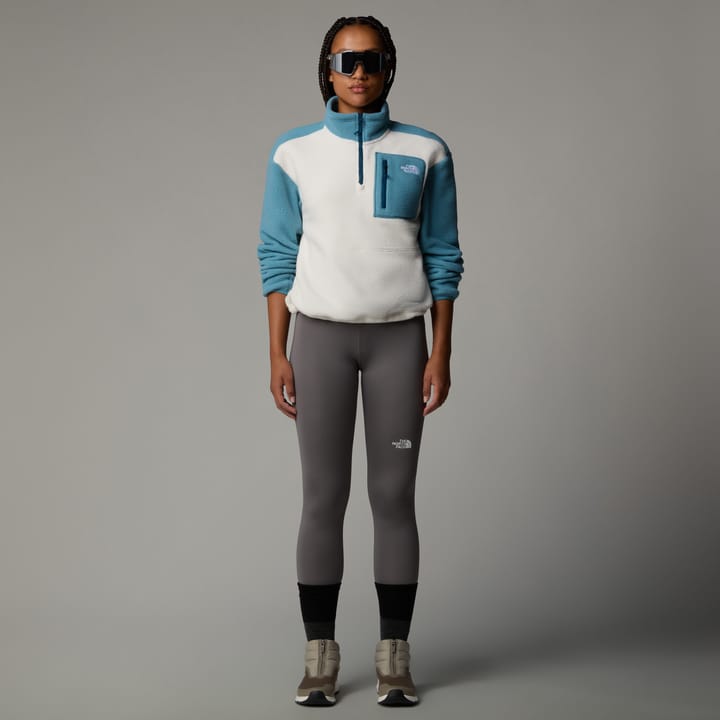 The North Face Women's Yumiori 1/4 Zip Fleece Jacket Algae Blue/White Dune/M The North Face