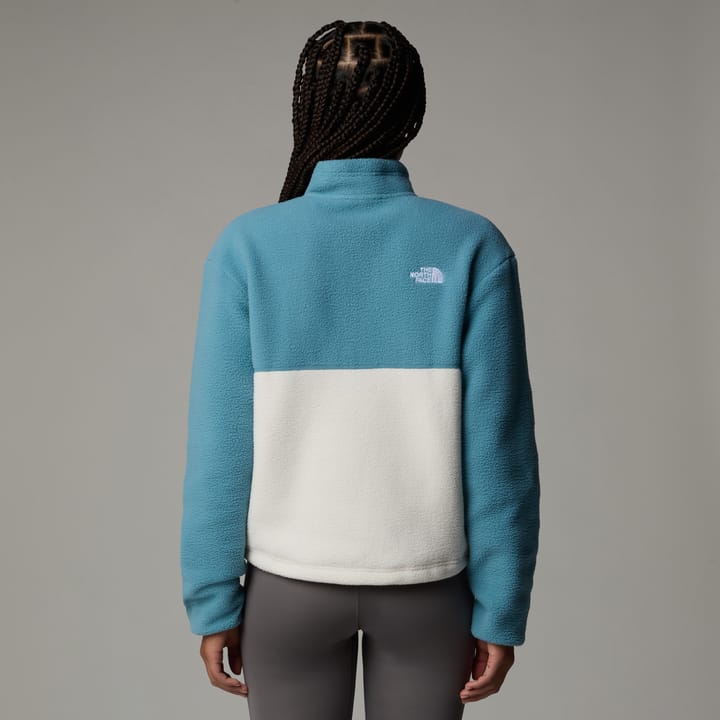 The North Face Women's Yumiori 1/4 Zip Fleece Jacket Algae Blue/White Dune/M The North Face