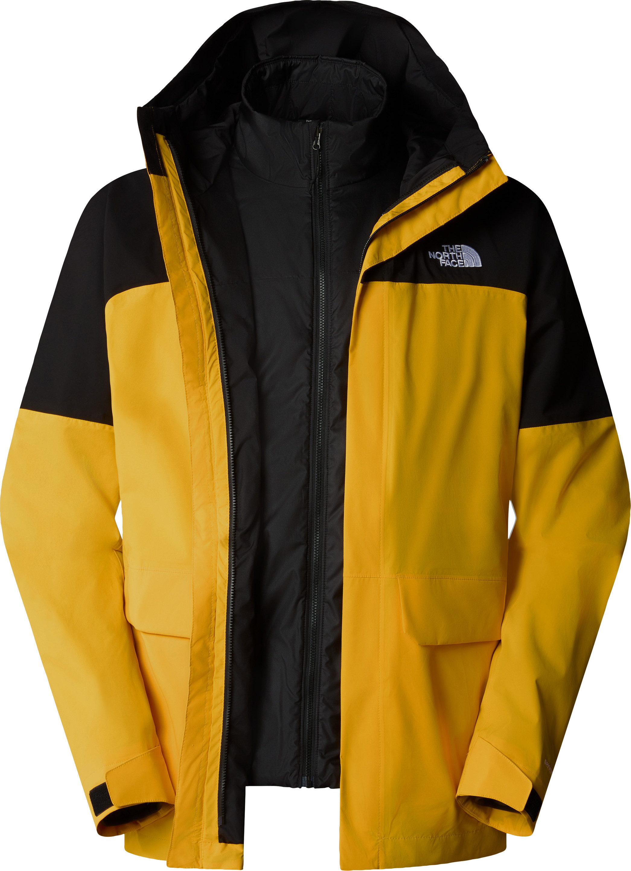 The North Face Men’s DryVent Mono Triclimate 3-in-1 Parka Summit Gold/TNF Black