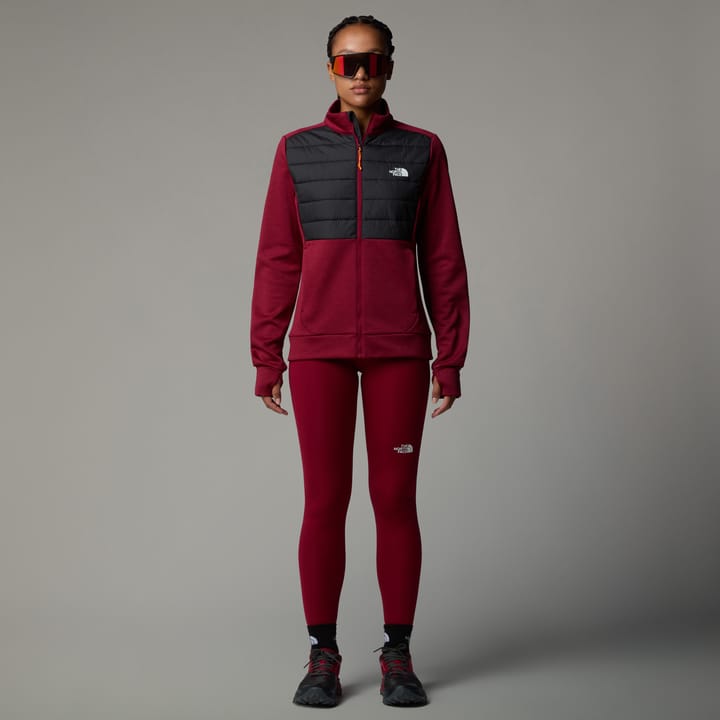 The North Face Women's Reaxion Hybrid Jacket Beetroot Dark Heather/Asphalt Grey The North Face