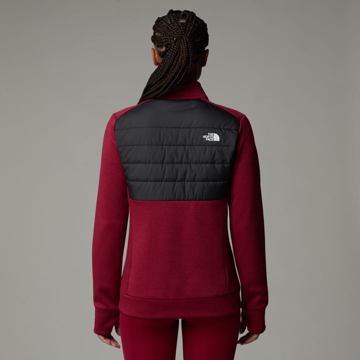 The North Face Women's Reaxion Hybrid Jacket Beetroot Dark Heather/Asphalt Grey The North Face