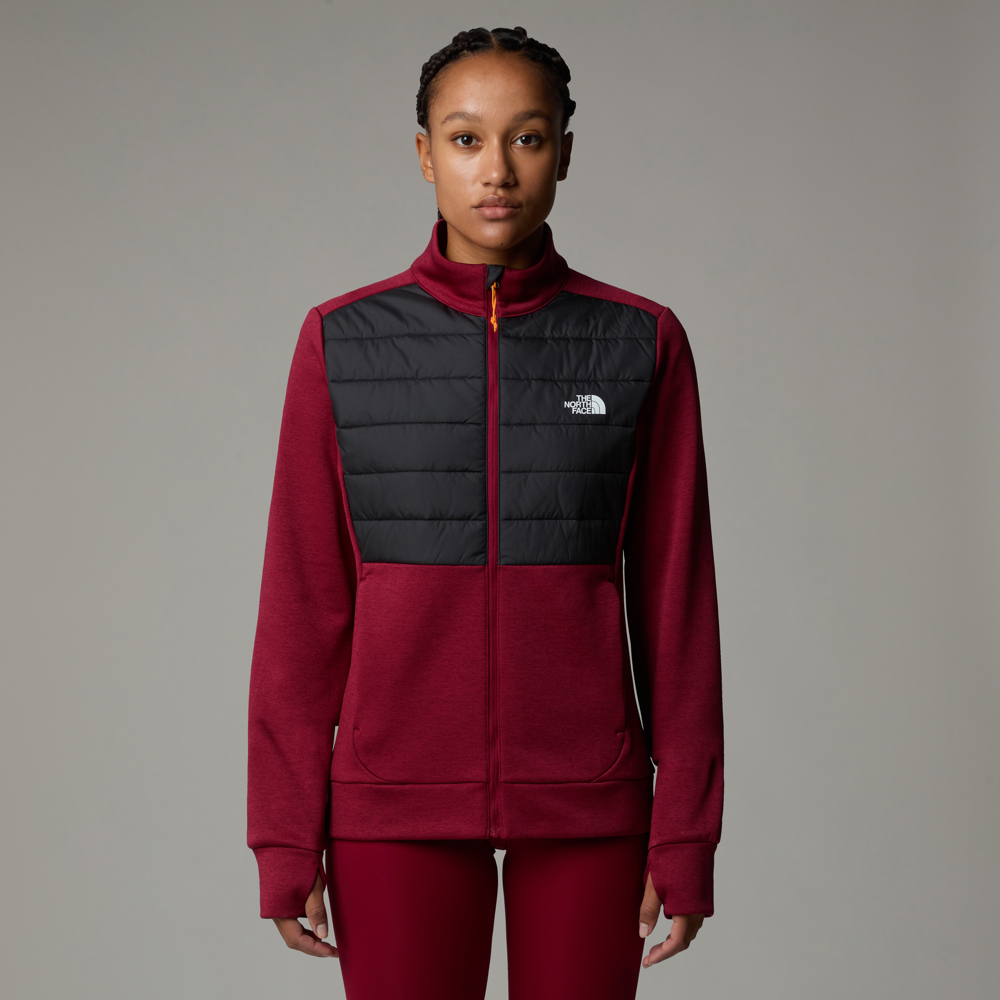 Black red north face jacket on sale