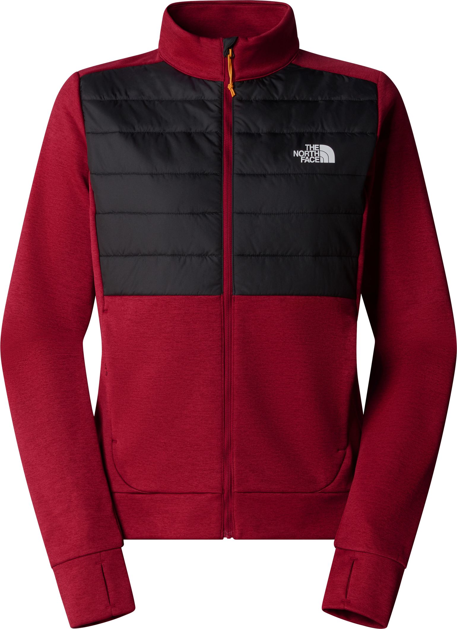 The North Face Women's Reaxion Hybrid Jacket Beetroot Dark Heather/Asphalt Grey