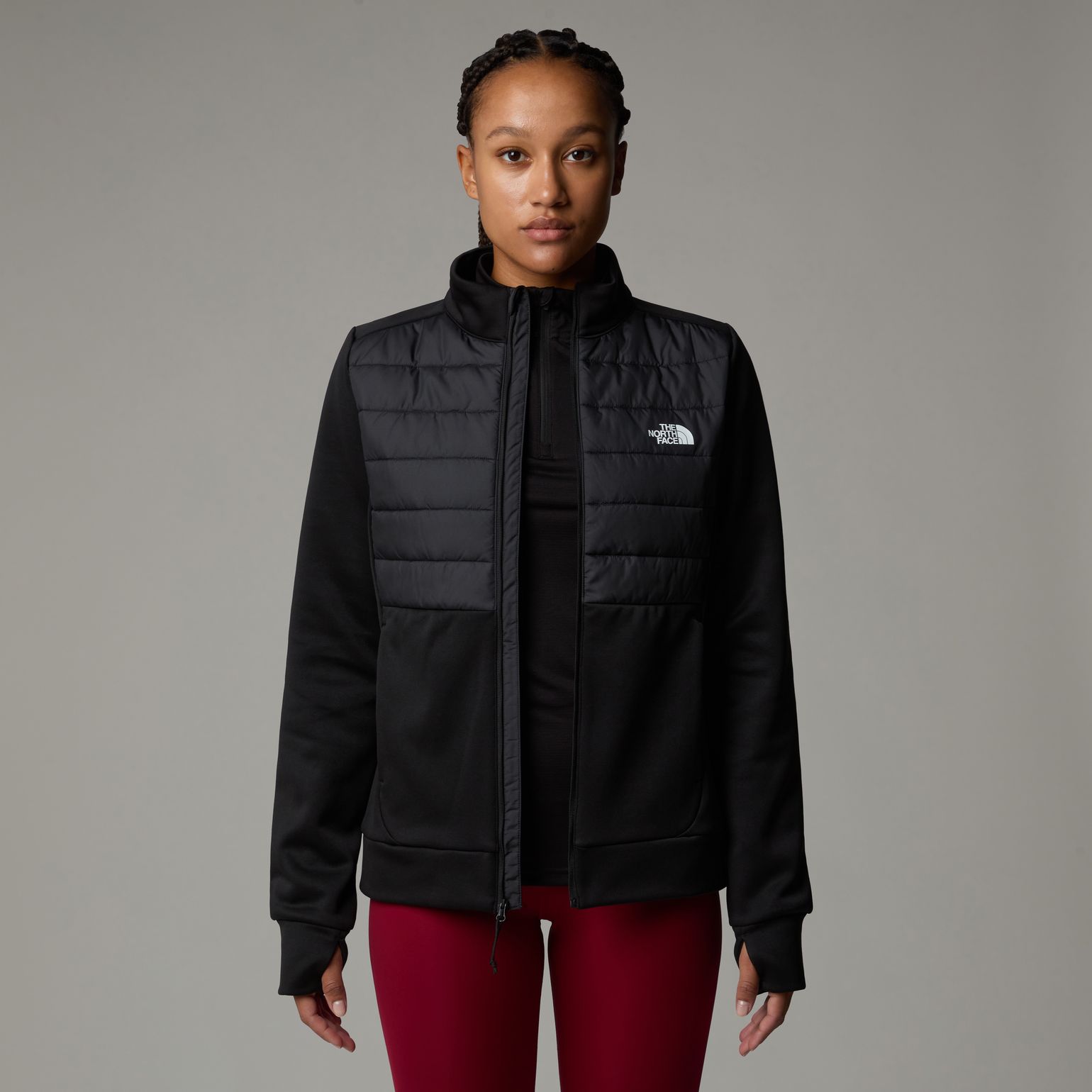 The North Face Women's Reaxion Hybrid Jacket TNF Black/Asphalt Grey