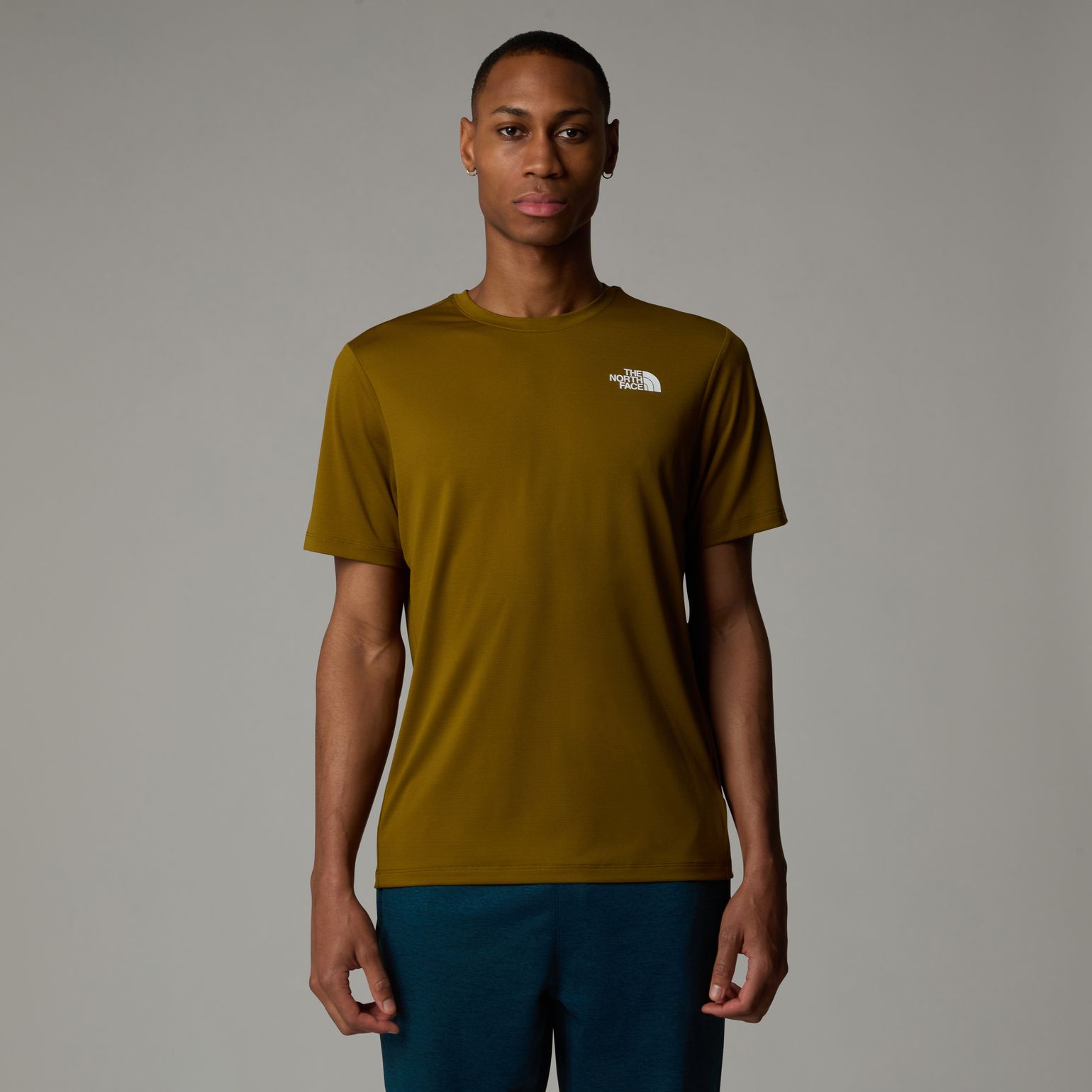 The North Face Men's 24/7 Short Sleeve Tee Moss Green