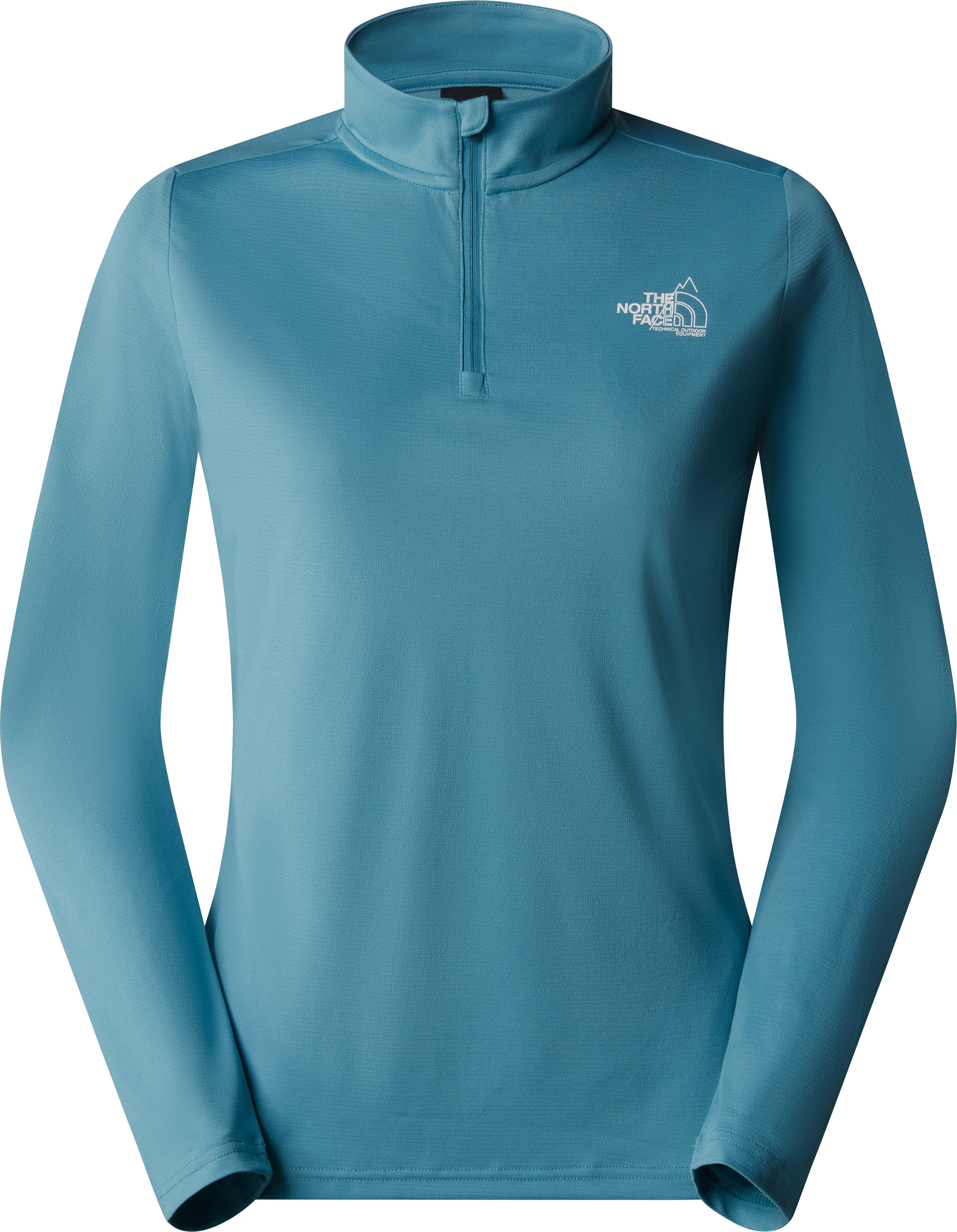 The North Face Women’s Flex 1/4 Zip Graphic 1 Algae Blue