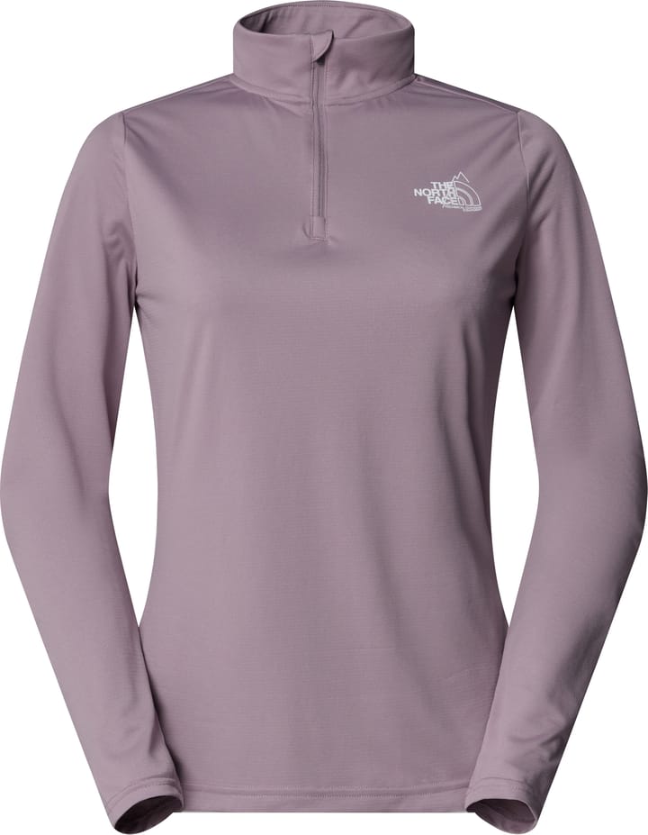 The North Face Women's Flex 1/4 Zip Graphic 1 Purple Chalk The North Face