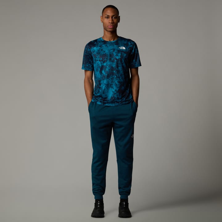 The North Face Men's 24/7 Printed T-Shirt Midnight Petrol Micro Halfdome Print The North Face