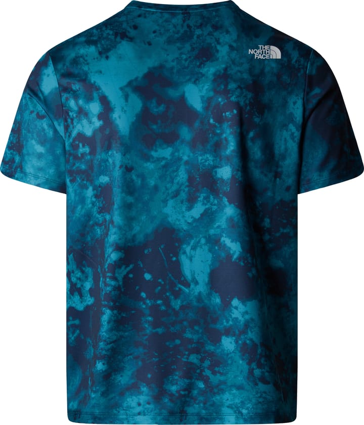 The North Face Men's 24/7 Printed T-Shirt Midnight Petrol Micro Halfdome Print The North Face