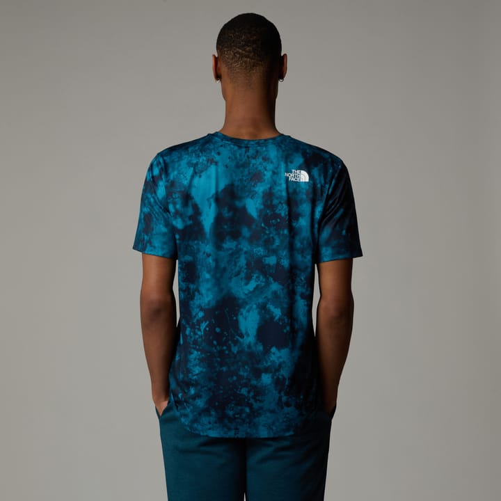 The North Face Men's 24/7 Printed T-Shirt Midnight Petrol Micro Halfdome Print The North Face