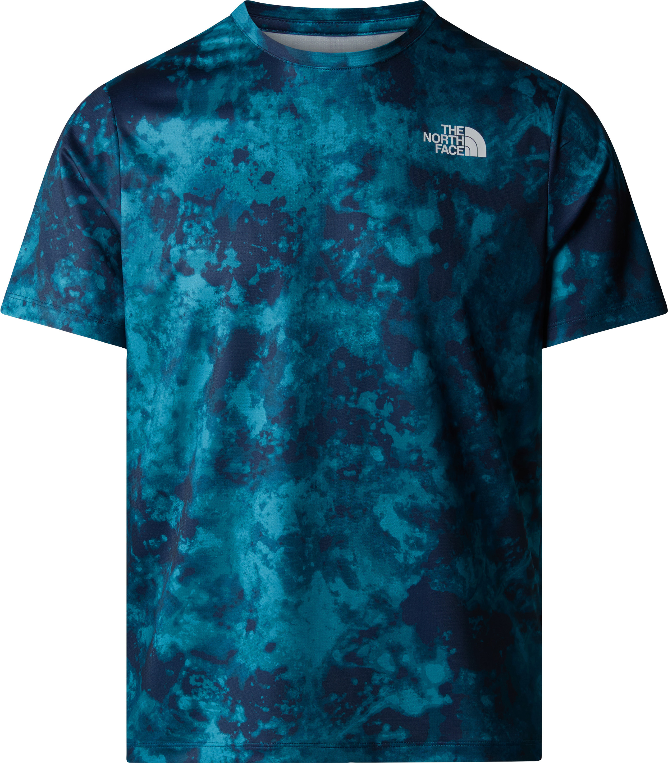 The North Face Men’s 24/7 Printed T-Shirt Midnight Petrol Micro Halfdome Print