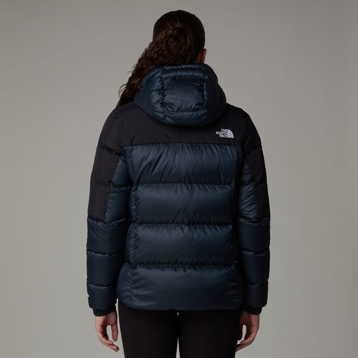 The North Face Women's Diablo Down 2.0 Hooded Jacket Shady Blue Black Heather/TNF Black The North Face