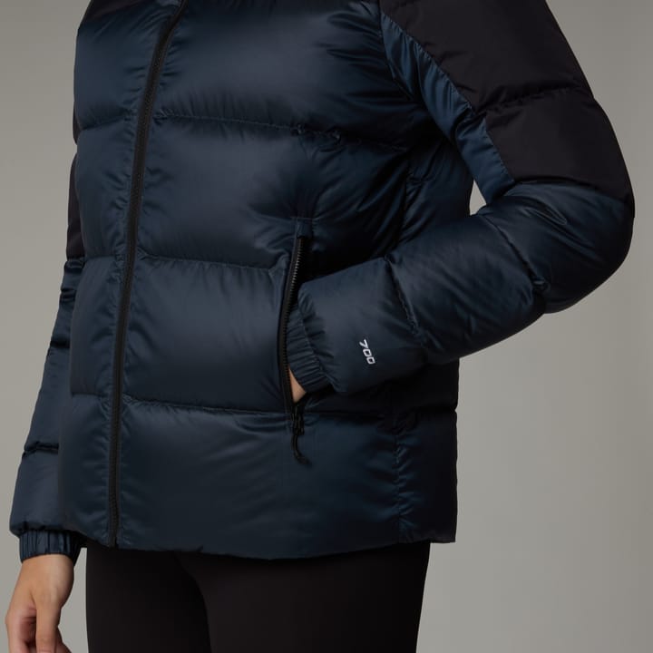 The North Face Women's Diablo Down 2.0 Hooded Jacket Shady Blue Black Heather/TNF Black The North Face