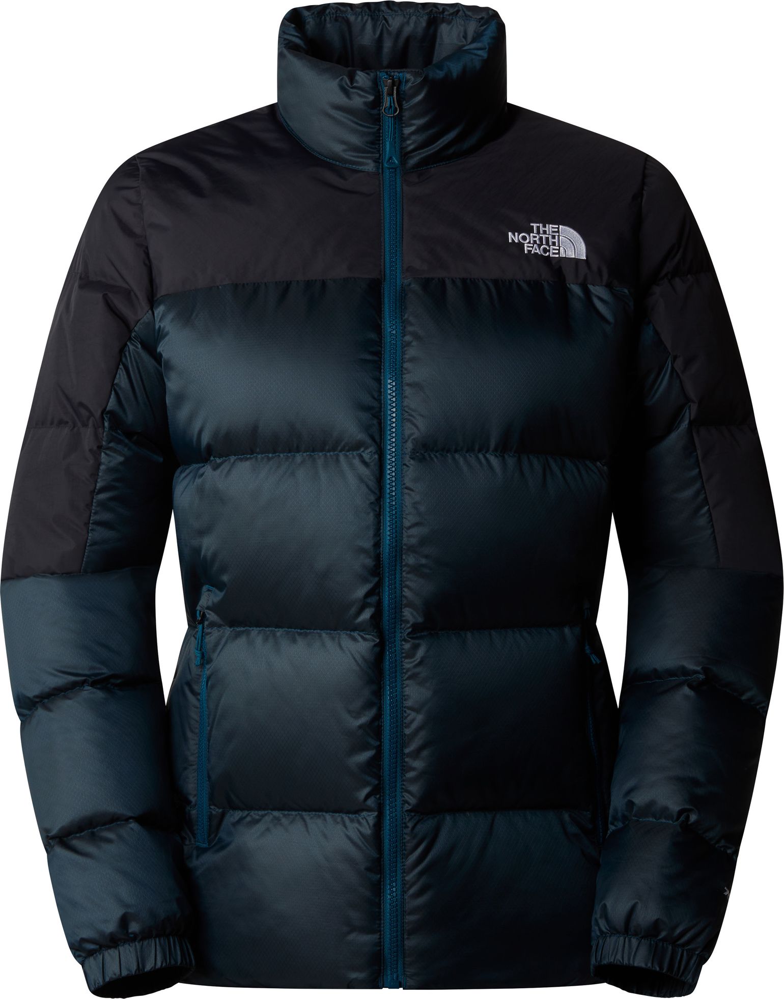 The North Face Women's Diablo Down 2.0 Jacket Shady Blue Black Heather/TNF Black