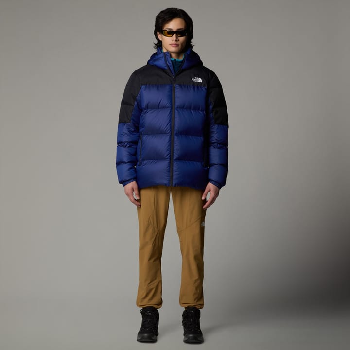 The North Face Men's Diablo Down Hoodie TNF Blue Black Heather/TNF Black The North Face