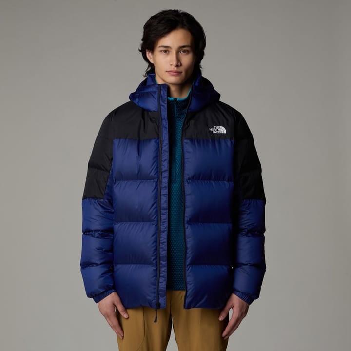 The North Face Men's Diablo Down Hoodie TNF Blue Black Heather/TNF Black The North Face