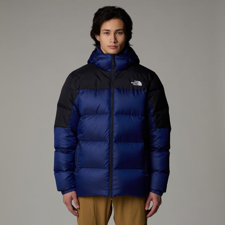 The North Face Men's Diablo Down Hoodie TNF Blue Black Heather/TNF Black The North Face