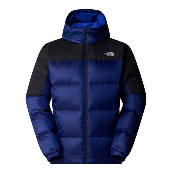 The North Face Men's Diablo Down Hoodie TNF Blue Black Heather/TNF Black The North Face