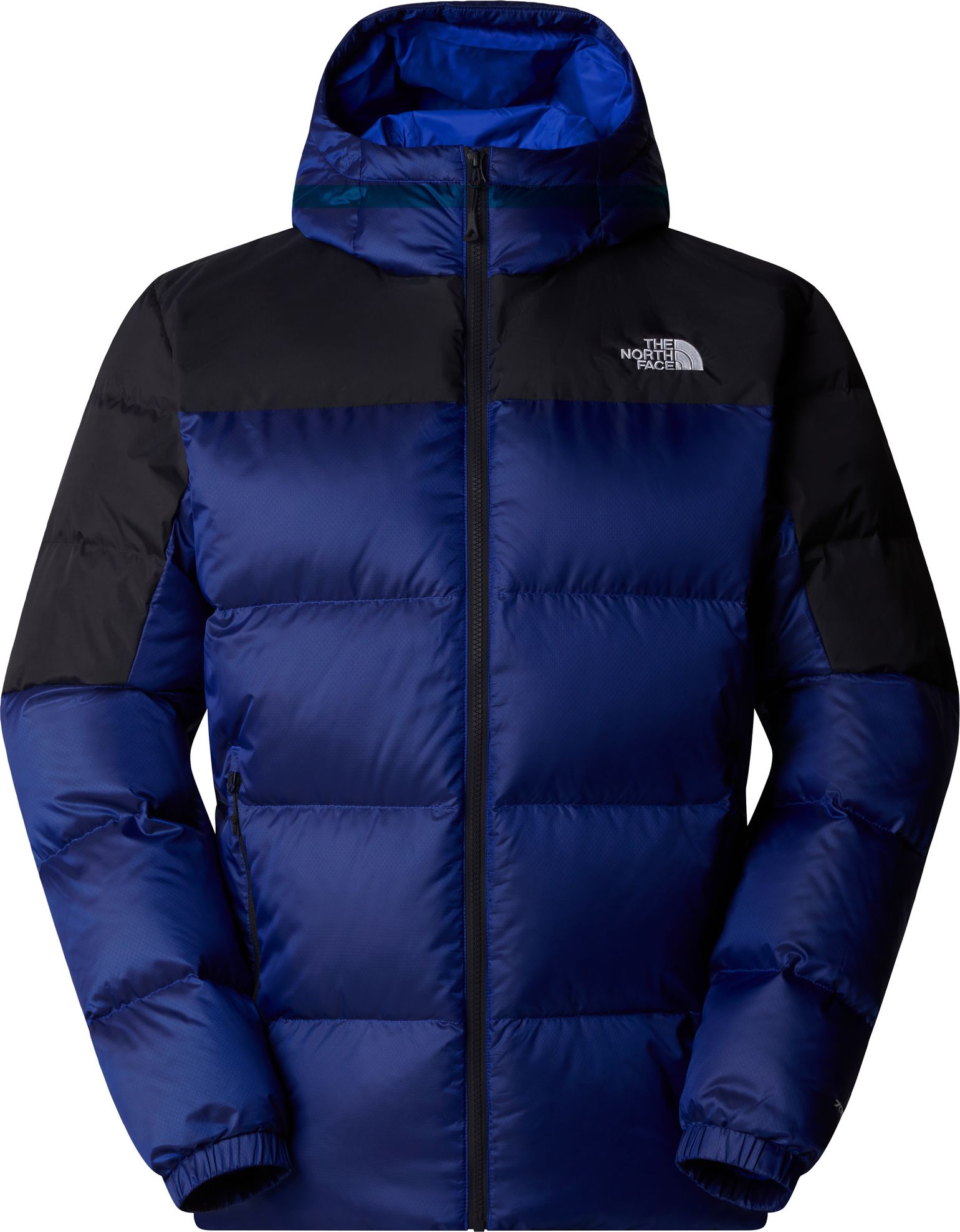 The North Face Men's Diablo Down 2.0 Hooded Jacket TNF Blue Black Heather/TNF Black