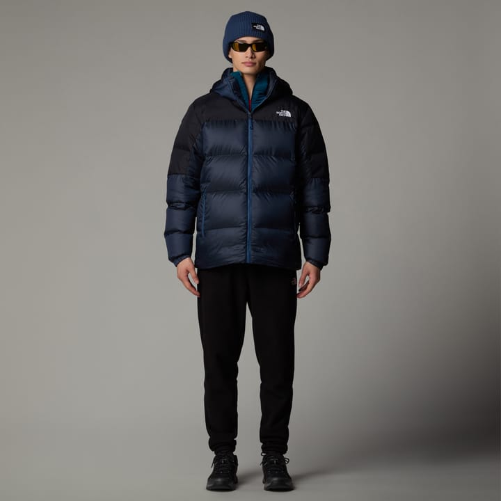 The North Face Men's Diablo Down 2.0 Hooded Jacket Shady Blue Black Heather/TNF Black The North Face