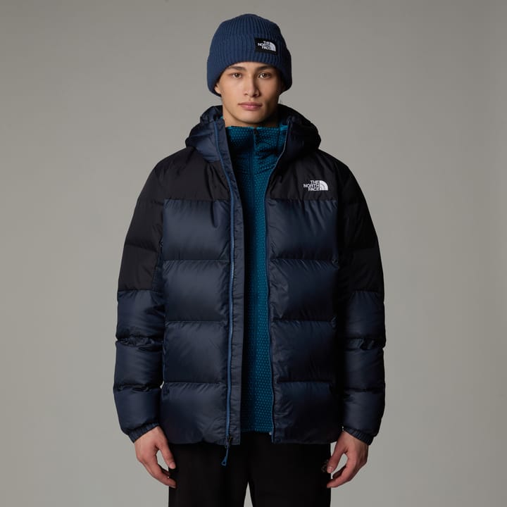 The North Face Men's Diablo Down 2.0 Hooded Jacket Shady Blue Black Heather/TNF Black The North Face