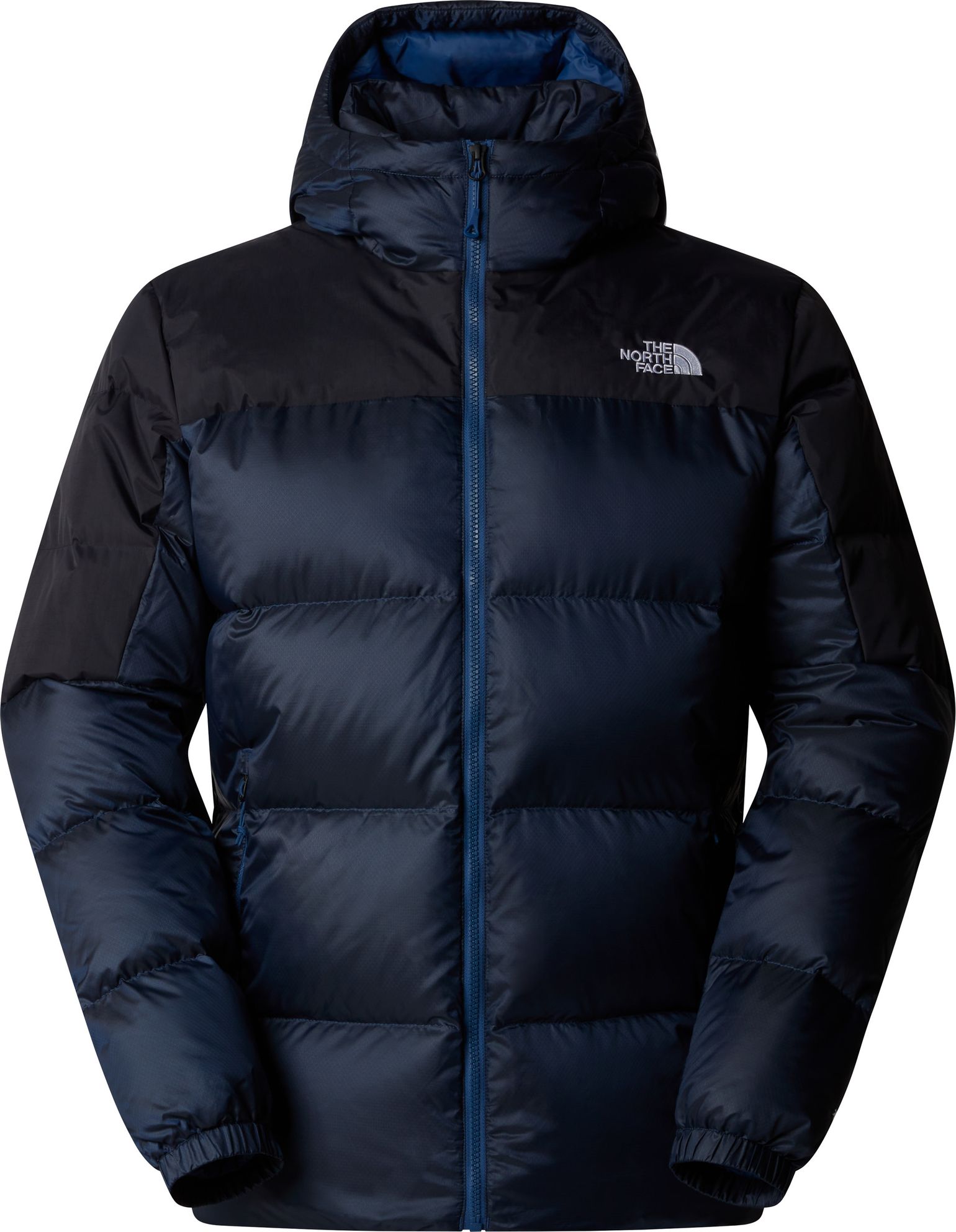 The North Face Men's Diablo Down 2.0 Hooded Jacket Shady Blue Black Heather/TNF Black