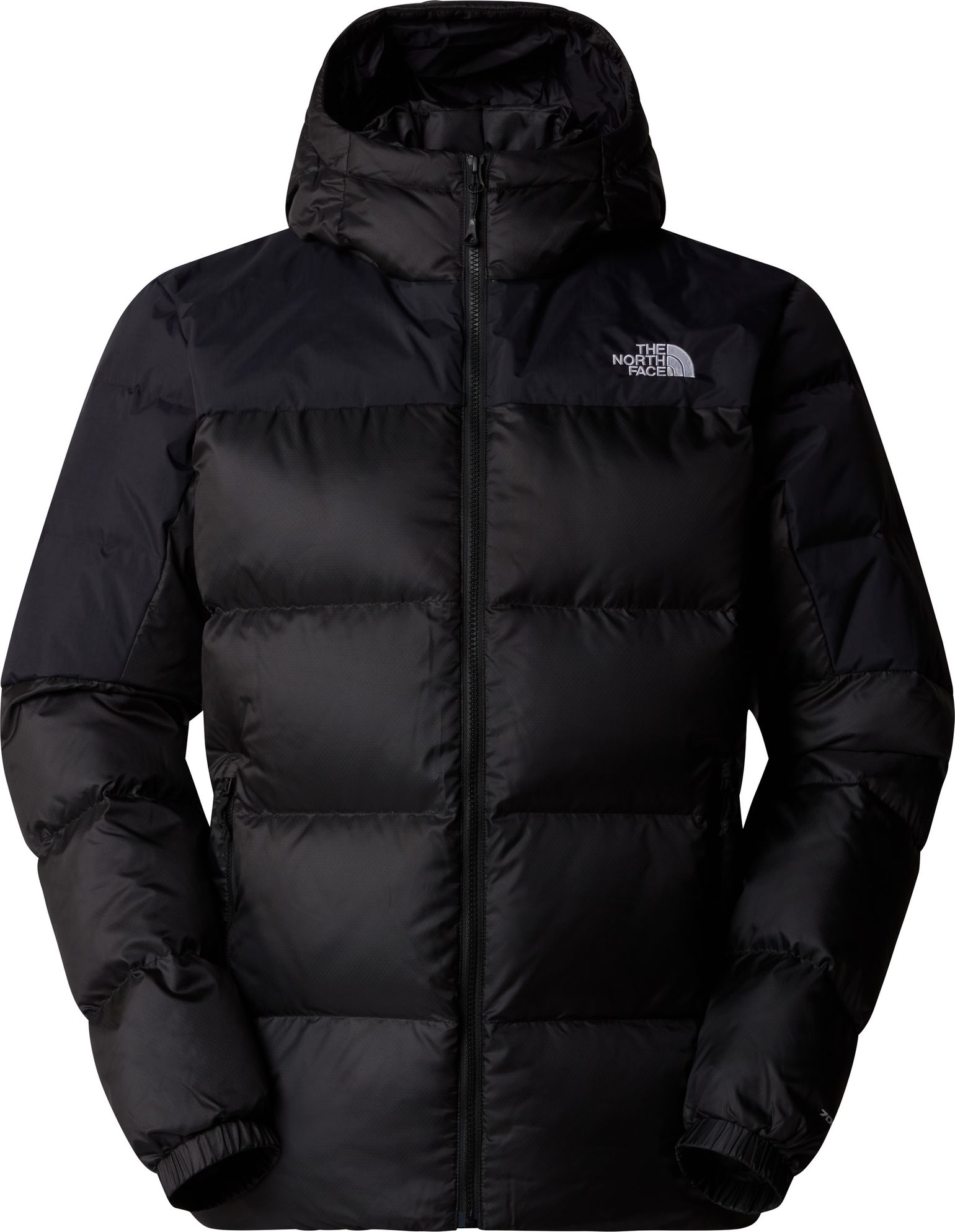 The North Face Men's Diablo Down 2.0 Hooded Jacket TNF Black Heather/TNF Black