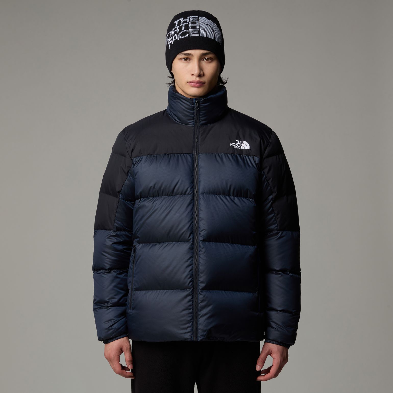 The North Face Men's Diablo Down 2.0 Jacket Shady Blue Black Heather/TNF Black