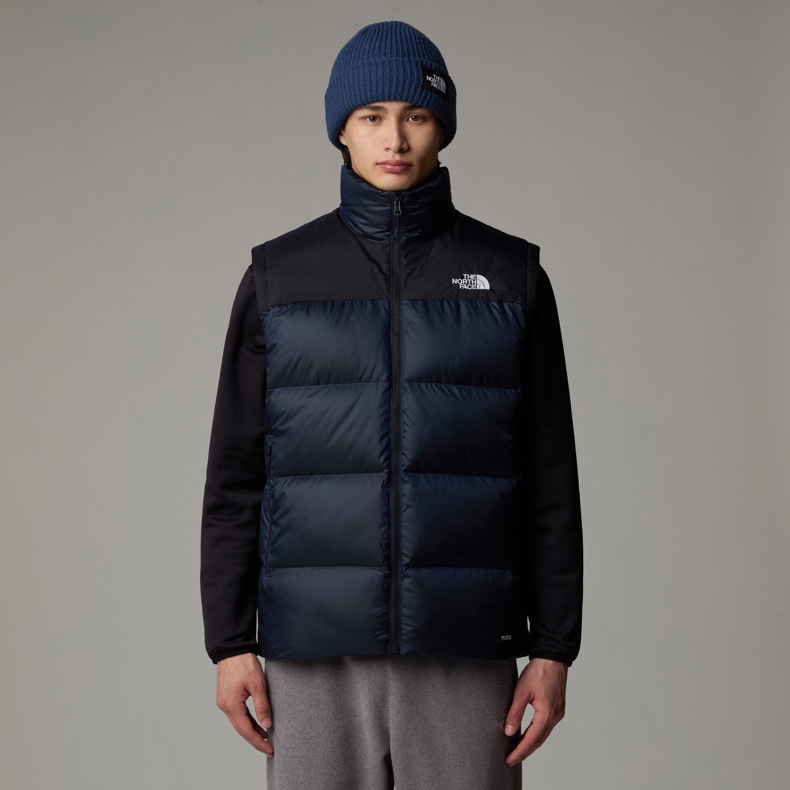 The North Face Men's Diablo Down 2.0 Gilet Shady Blue Black Heather/TNF Black