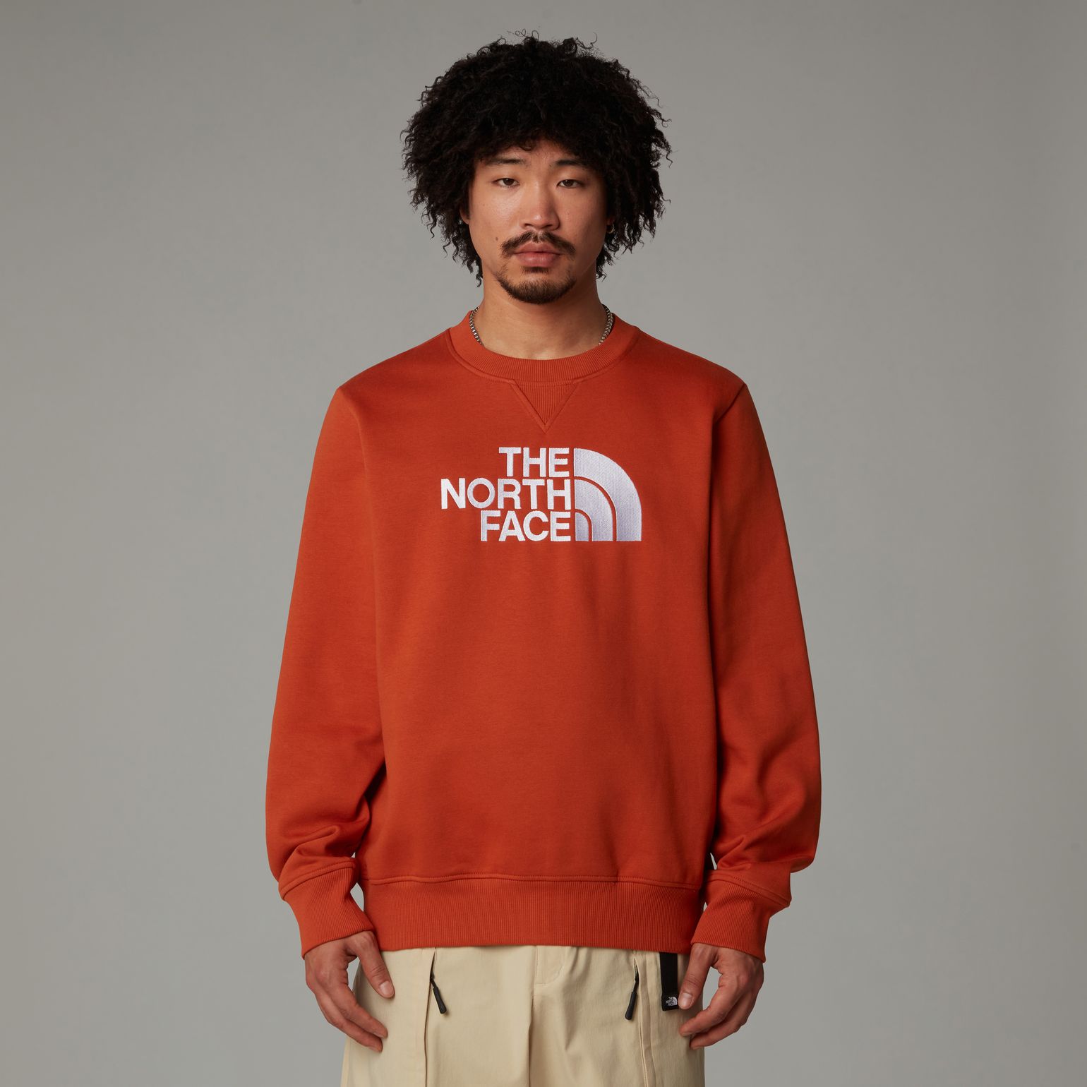 The North Face Men's Drew Peak Sweatshirt Earthen Copper