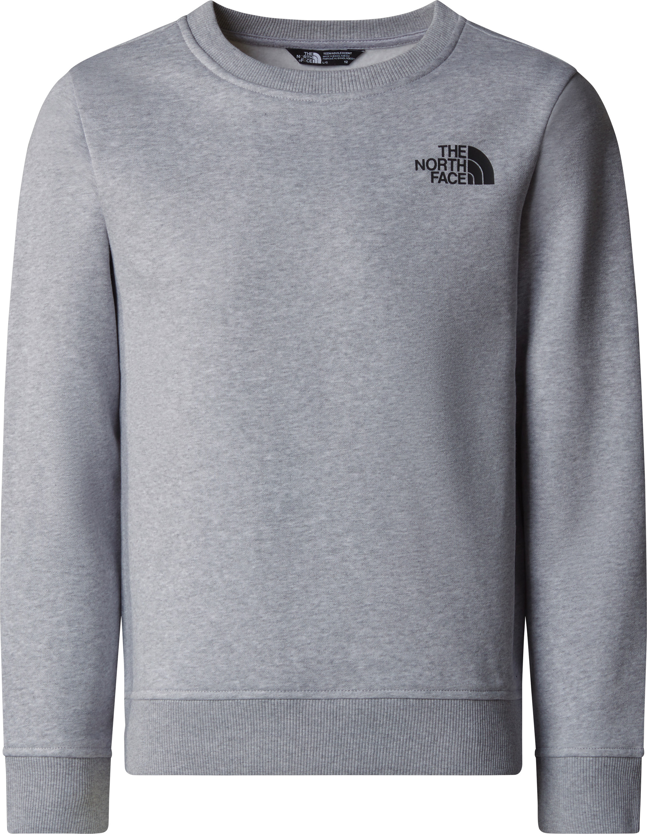 The North Face Juniors’ Redbox Regular Crew TNF Light Grey Heather