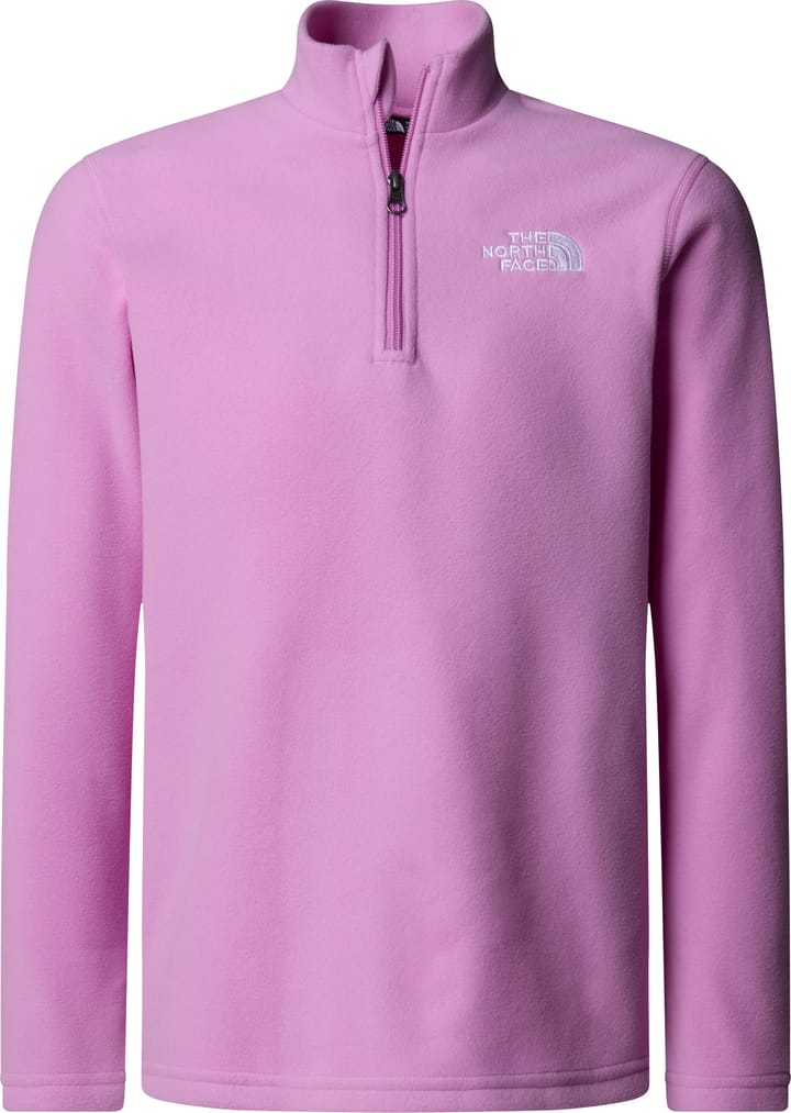 The North Face Juniors' Glacier 1/4 Zip Pullover Dragonfruit The North Face