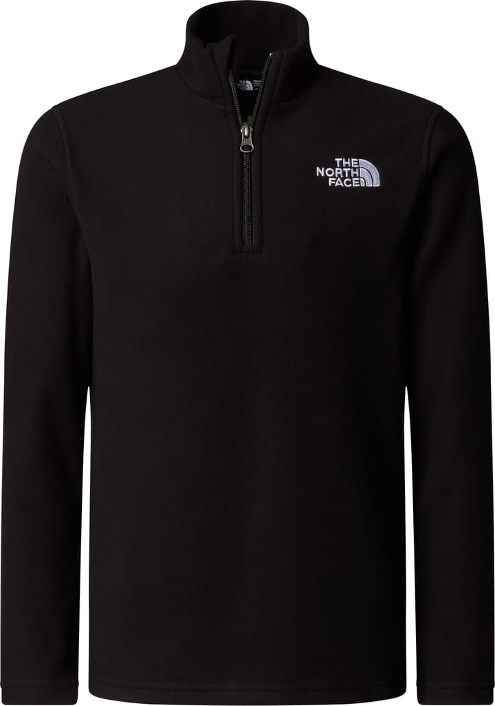 The North Face Juniors' Glacier 1/4 Zip Pullover TNF Black The North Face